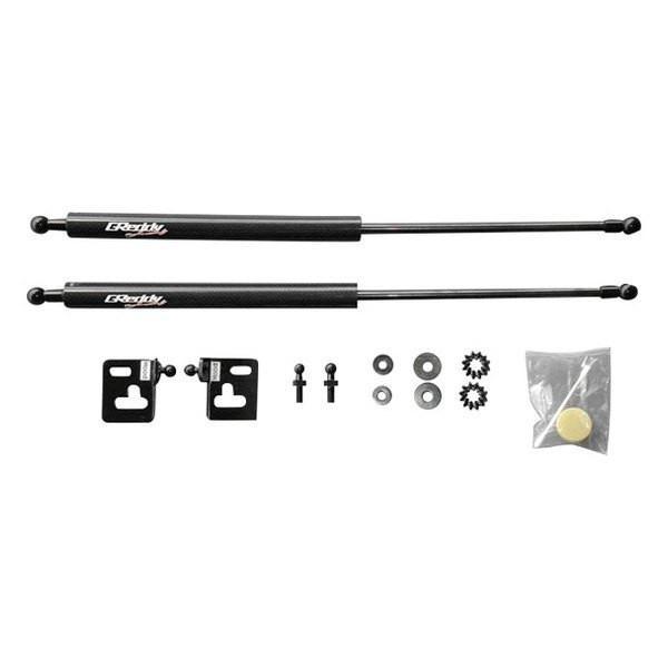 GReddy, GReddy Carbon-Fiber Hood Lifter Kit | 2005-2007 Subaru WRX/STI (18560101)