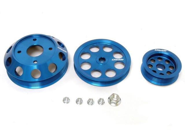 GReddy, GReddy Duralumin Lightweight Pulley Kit | 1994-2002 Nissan Silvia S14/S15 (13522126)