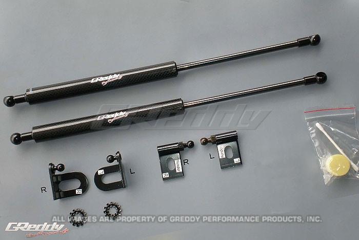 GReddy, GReddy Engine Hood Lifter Kit | 2008-2011 Mitsubishi Evo X (18530101)