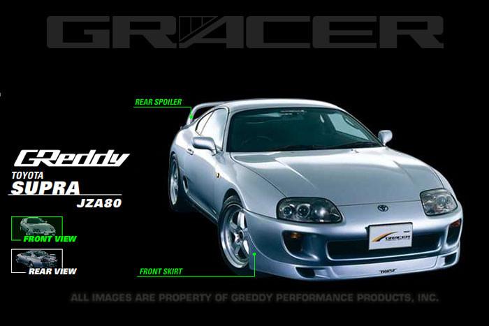 GReddy, GReddy GRacer Front Lip Spoiler | 1993-1997 Toyota Supra (17010021)