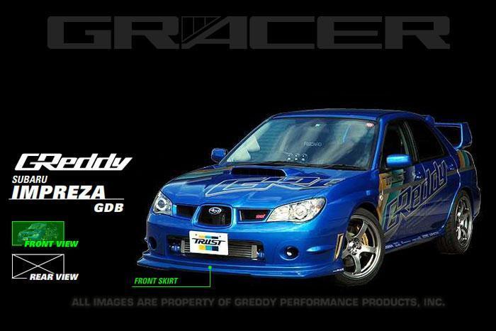 GReddy, GReddy GRacer Front Lip Spoiler | 2006-2007 Subaru STI (17060053)