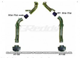 GReddy, GReddy Long Type Piping 60-70mm Suction Kit | 2009-2021 Nissan GTR  (12020906)