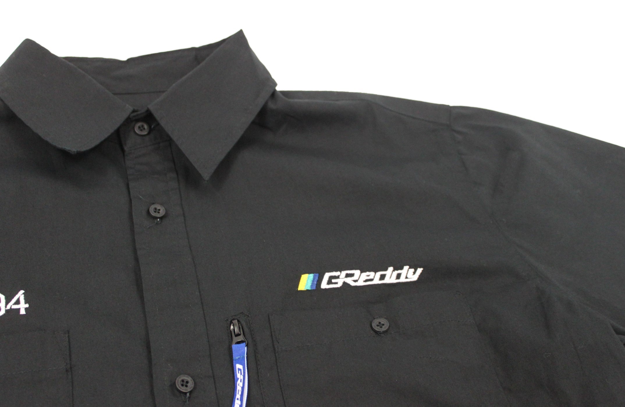 GReddy, GReddy Men's Work Shirt 2 Large - Black | Universal  (20215003)