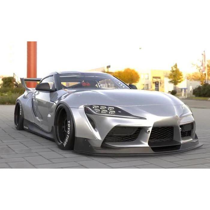 GReddy, GReddy Pandem Aero V1.0 Front Lip | 2020+ Toyota GR Supra A90 (66910402)