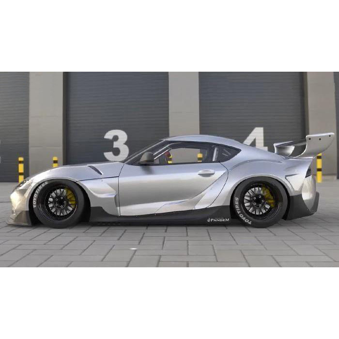 GReddy, GReddy Pandem Aero V1.0 Side Skirts | 2020+ Toyota GR Supra A90 (66910403)