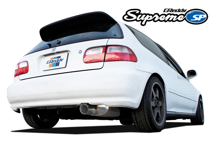 GReddy, GReddy Supreme SP Exhaust | 1992-1995 Honda Civic Hatchback EG3/EG6 (10158205)