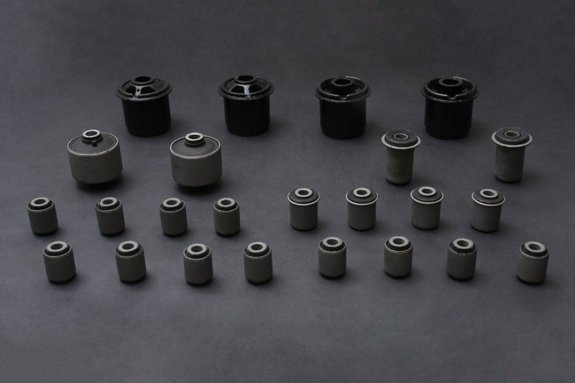 HardRace, Hardrace 240SX S13 COMPLETE BUSHING KIT HARDEN RUBBER 24PCS/SET(HR-6741)